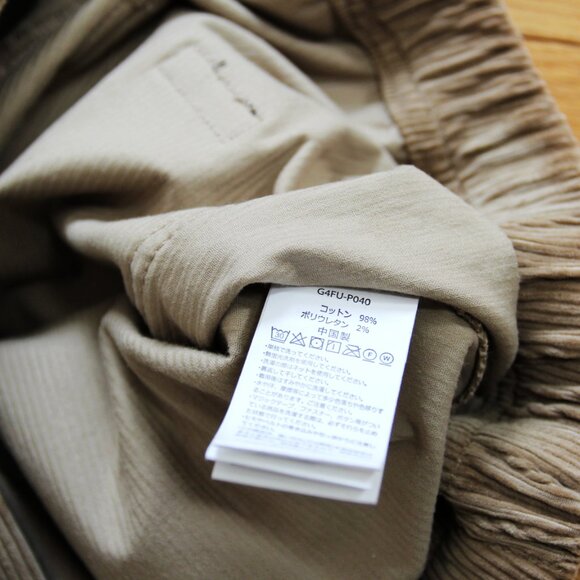 BNWT AW24 GRAMICCI CORDUROY LOOSE TAPERED RIDGE PANT CHINO L - Picture 10 of 12